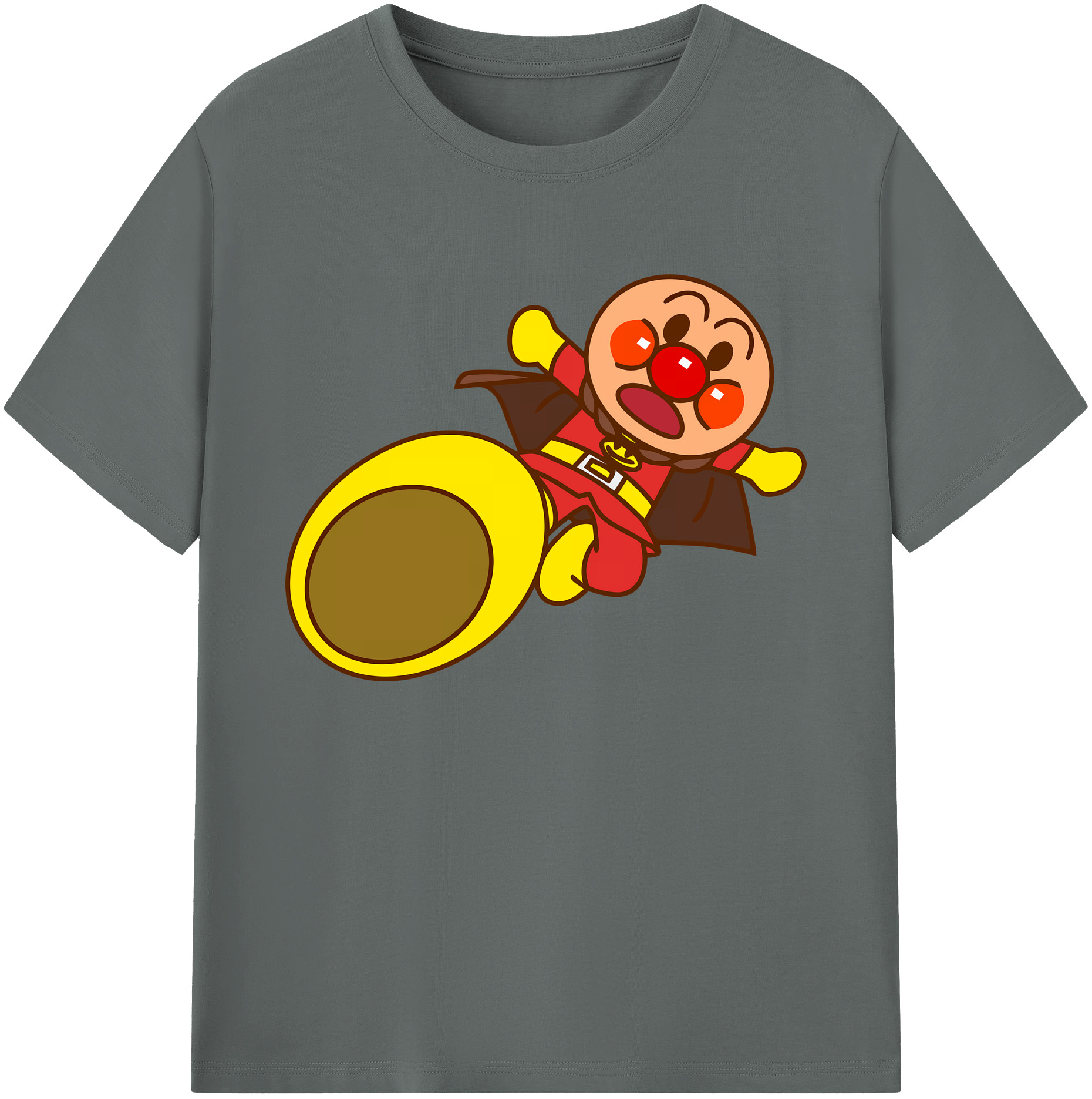 （画像用） アンパンマン Anpanman 綿100％ メンズ半袖Tシャツ｜肌触りやわらか＆通気性